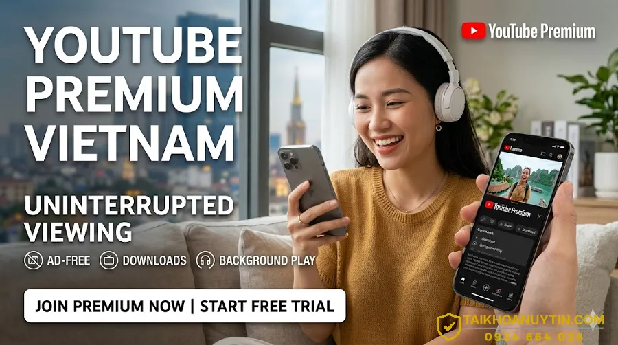 Lợi ích khi sử dụng YouTube Premium tại Việt Nam