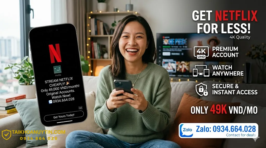 Vì Sao Nên Đăng Ký Netflix Giá Rẻ?