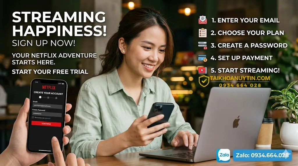 Những lỗi thường gặp khi tạo tài khoản Netflix