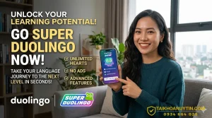 Cách mua Super Duolingo giá rẻ, chính chủ 2026