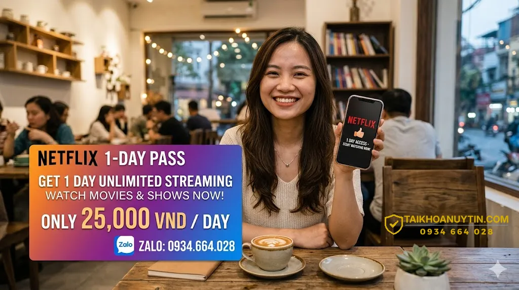 Giá Netflix và sự khác biệt khi mua theo ngày