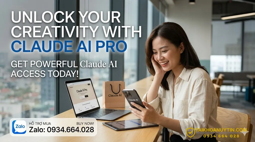 Mua Claude AI Chính Chủ Giá Rẻ - Tài Khoản Claude Pro, Max