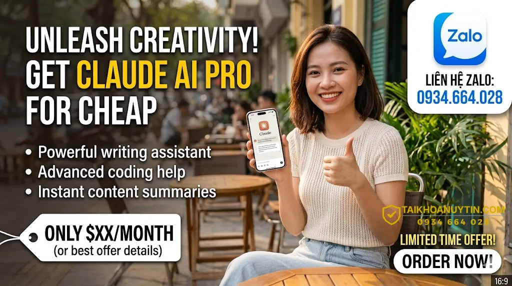 mua tài khoản claude ai giá rẻ chính chủ