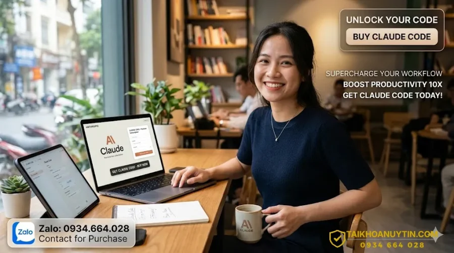 Mua Claude Code Giá Rẻ | Tài Khoản Claude AI Uy Tín