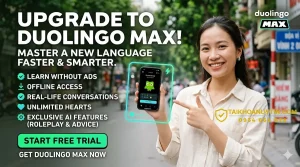 Mua tài khoản Duolingo Max giá rẻ, uy tín 2026