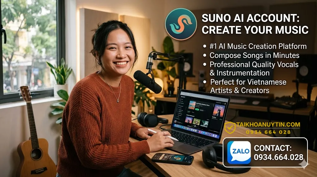 Lưu ý khi sử dụng tài khoản Suno AI