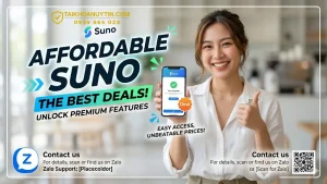 Mua Suno Giá Rẻ Uy Tín 2026 – Tài Khoản Suno AI Chính Hãng Giá Tốt