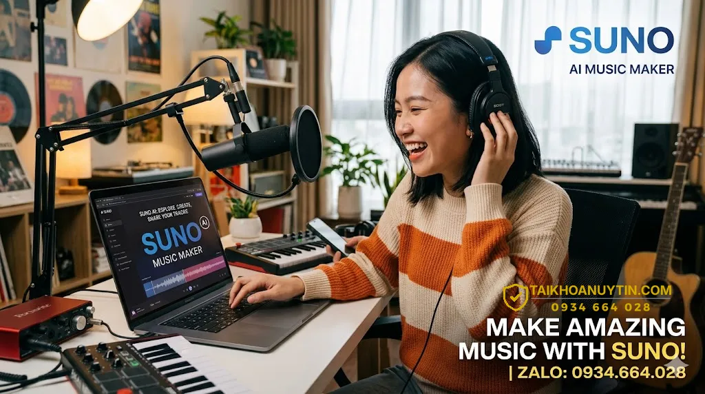 Hướng dẫn chi tiết cách dùng suno làm nhạc