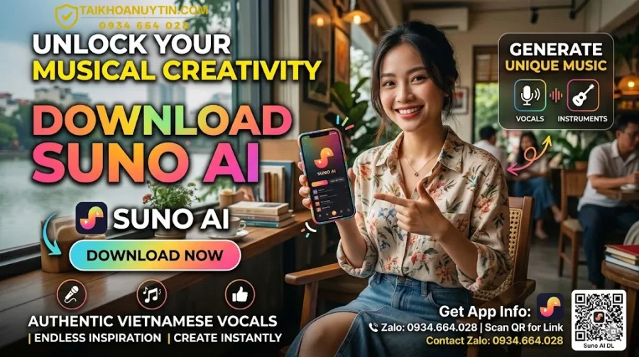 Download Suno AI là gì? Hướng dẫn dùng Suno AI chi tiết từ A-Z