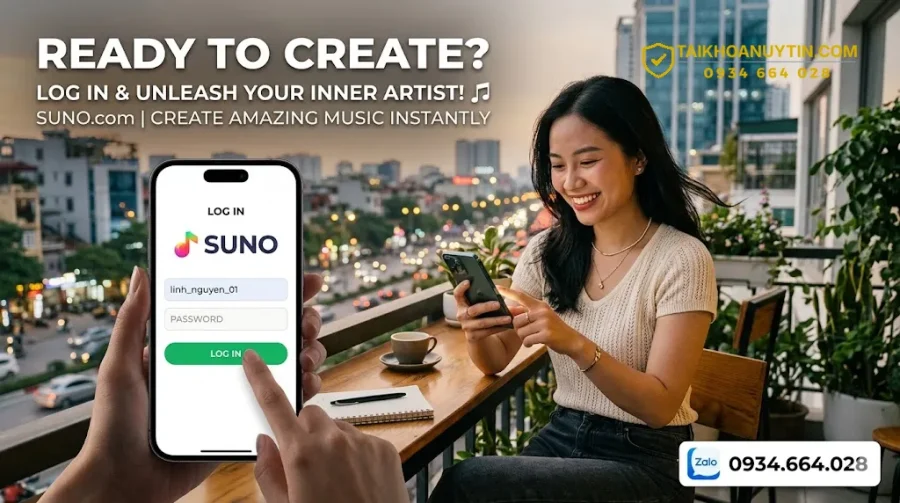 Đăng nhập Suno nhanh chóng | Hướng dẫn dùng Suno AI chi tiết