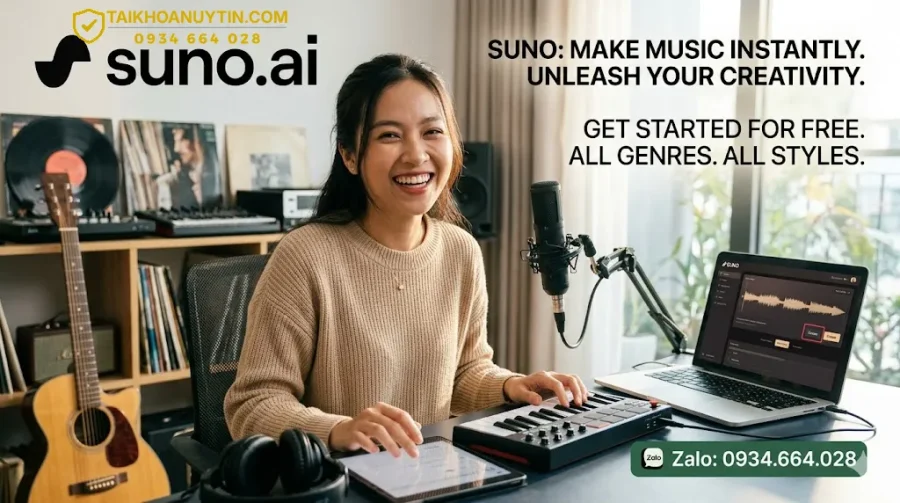 Suno làm nhạc là gì? Hướng dẫn dùng Suno AI tạo nhạc chuyên nghiệp