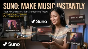 Suno sáng tác nhạc AI chuyên nghiệp | Hướng dẫn & mua tài khoản Suno AI