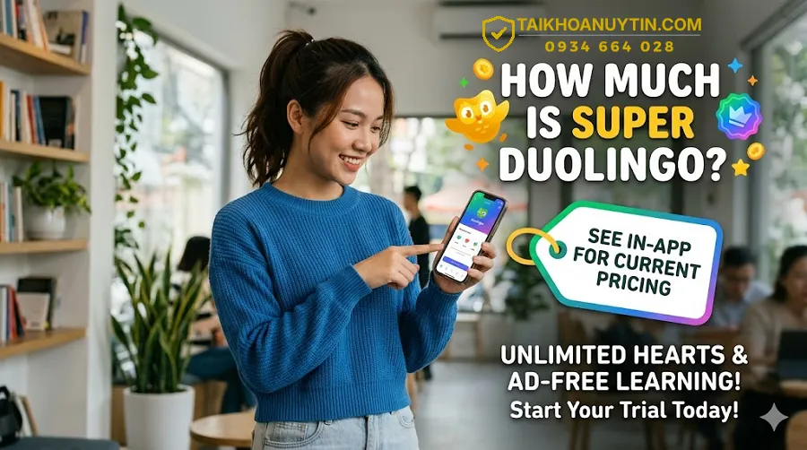 Super Duolingo giá bao nhiều? Cập nhật mới 2026