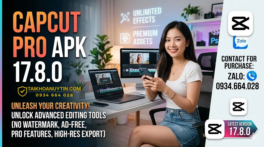 Mua capcut pro apk 17.8 0
