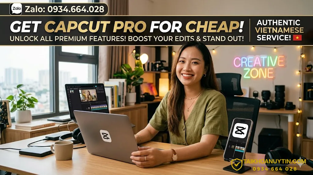mua capcut pro giá rẻ