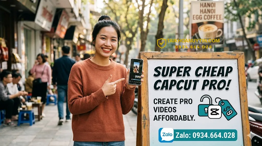 mua tài khoản capcut giá rẻ