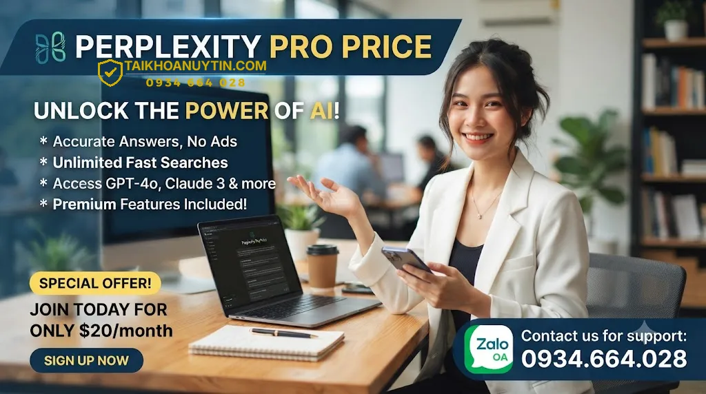 Mua perplexity pro price