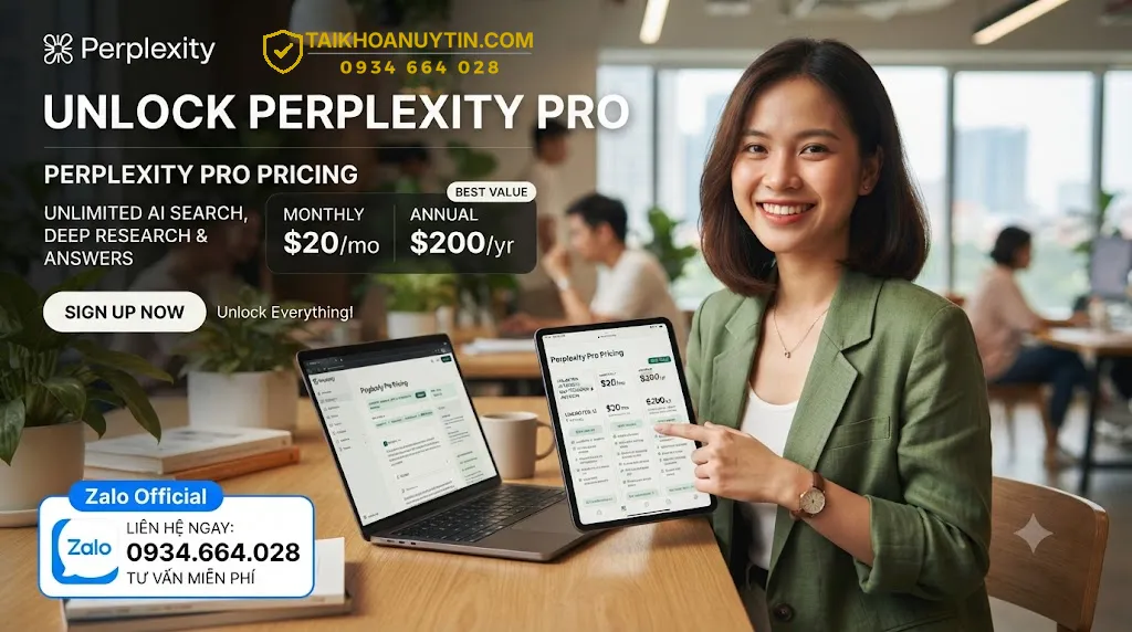Mua perplexity pro pricing
