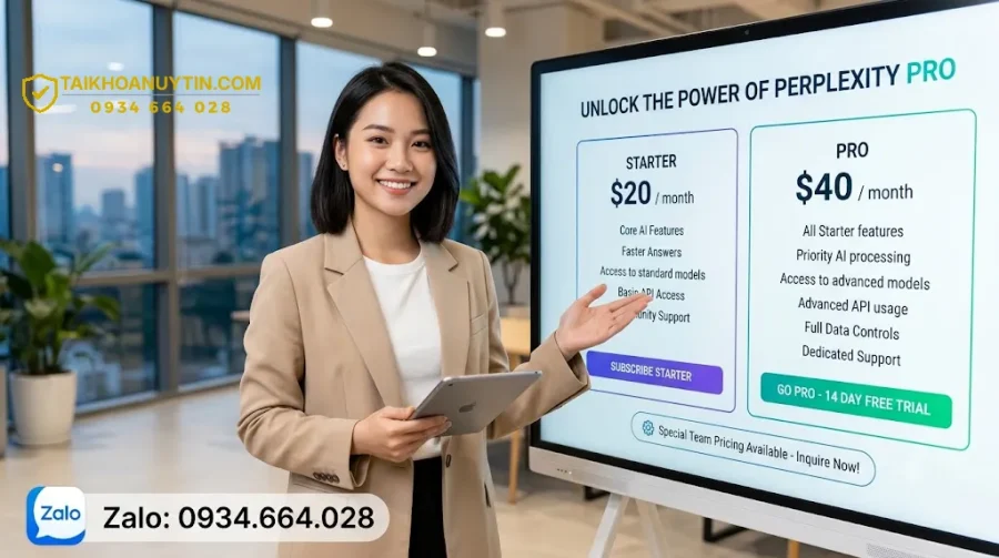 Perplexity Pro Pricing mới nhất: Bảng Giá, So Sánh Và Mua Giá Rẻ