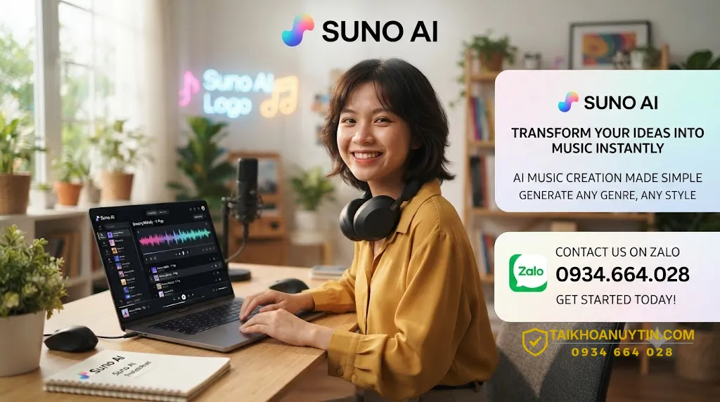 Mua Phần mềm Suno AI