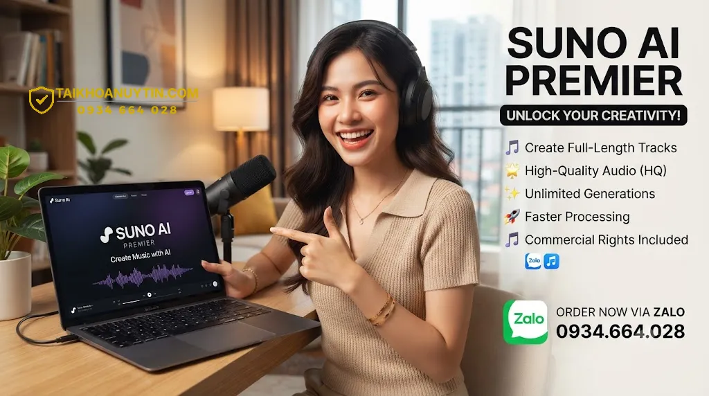 Mua Suno AI Premier