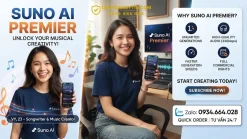 Mua Suno AI Premier Giá Rẻ Giúp Sáng Tác Nhạc Đơn Giản