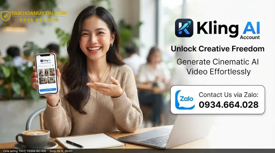 Kling AI tài khoản chính hãng giá rẻ | Mua uy tín 2026