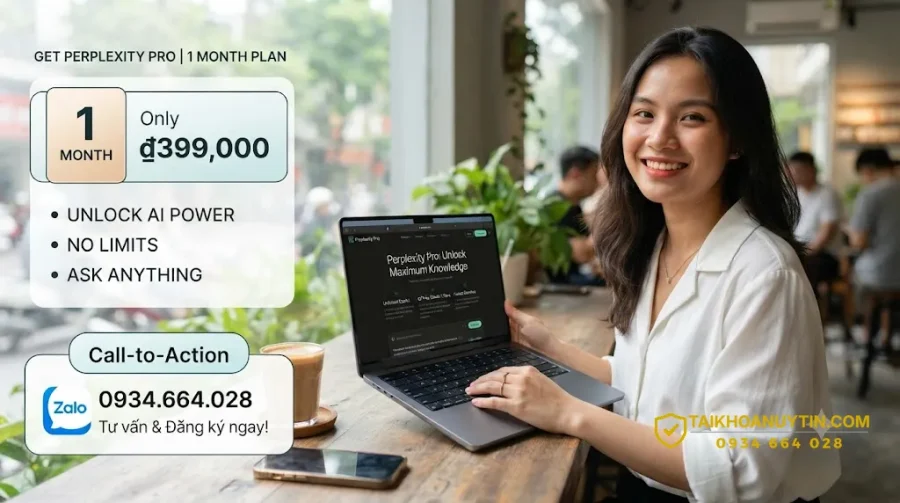 Mua Perplexity Pro 1 tháng giá tốt, kích hoạt nhanh 2026