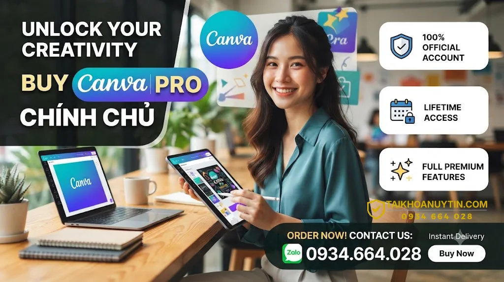 mua canva pro chính chủ giá rẻ