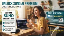 Mua tài khoản Suno giá rẻ - Tạo nhạc Bản quyền, kích hoạt nhanh