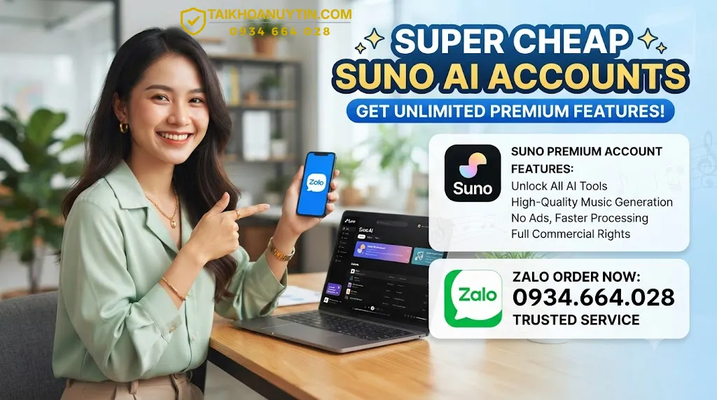 mua tài khoản suno giá rẻ