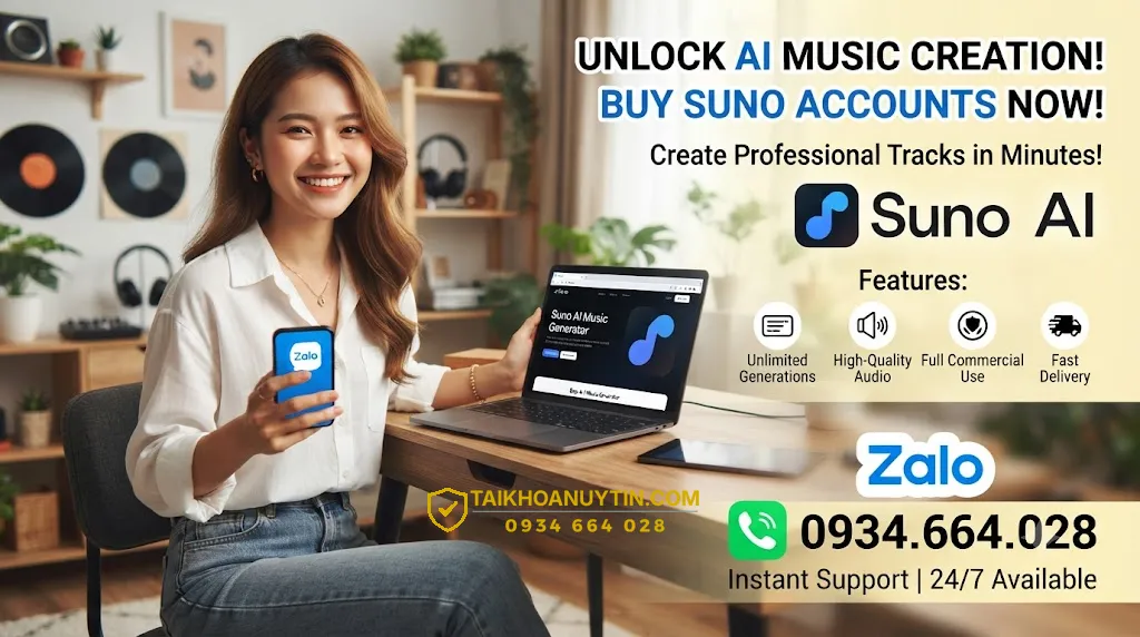 mua tài khoản suno giá rẻ