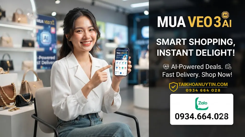 mua tài khoản veo 3 ai