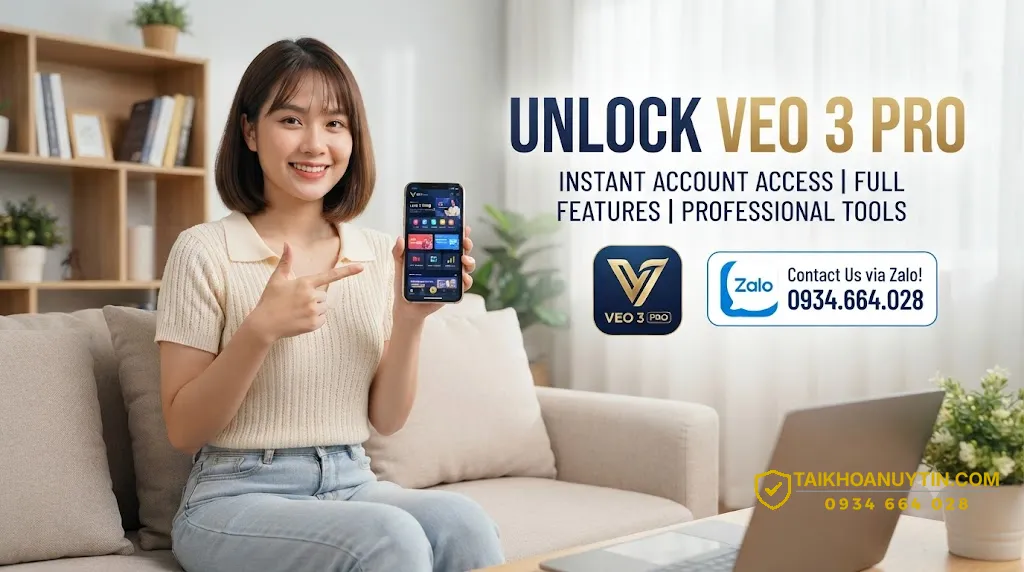 mua tài khoản veo 3 pro