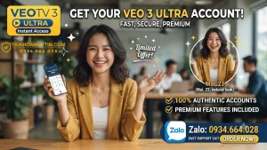 Mua tài khoản Veo 3 Ultra giá rẻ chính hãng, dùng ngay