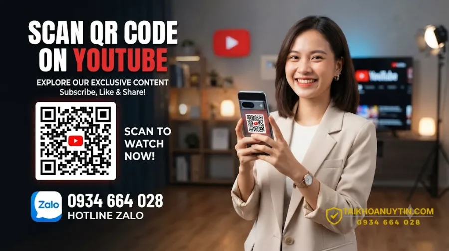 Quét mã QR trên YouTube: Cách đăng nhập TV nhanh nhất