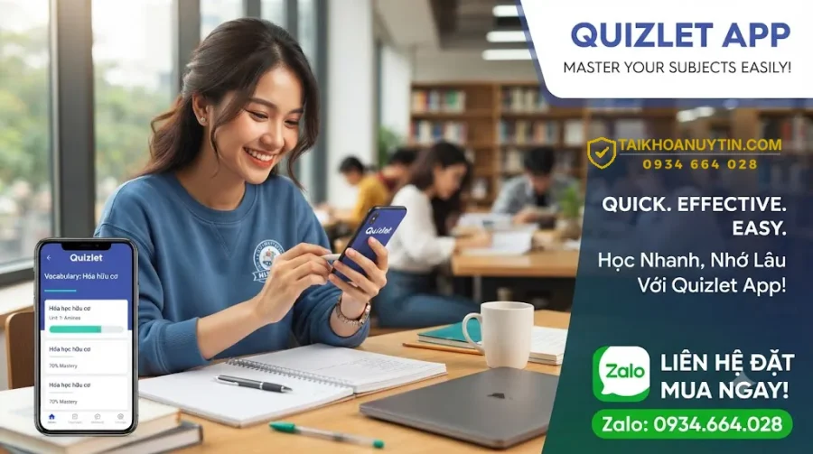 Quizlet App: Hướng Dẫn Sử Dụng & Mua Quizlet Plus Uy Tín