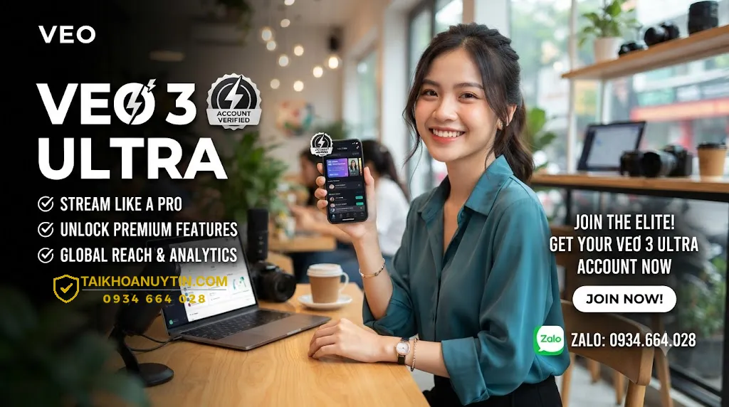 tài khoản veo 3 ultra