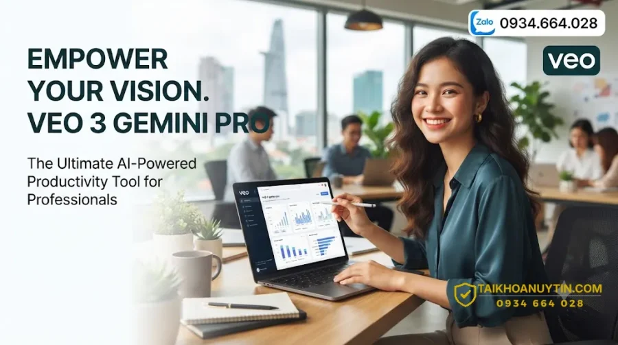Veo 3 Gemini Pro | Mua Tài Khoản Veo 3 AI Giá Rẻ Uy Tín
