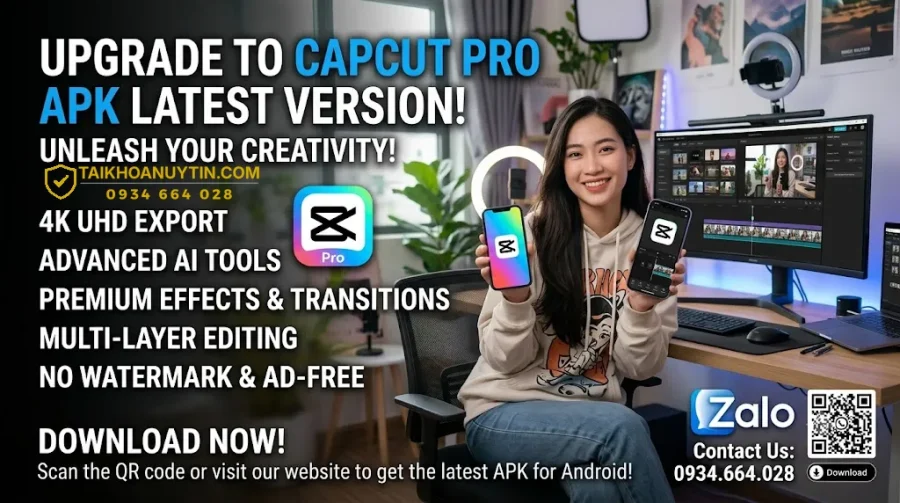 CapCut Pro APK mới nhất | Có nên tải hay mua bản quyền?