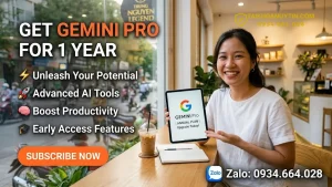 Mua Gemini Pro 1 năm giá chỉ 350K – Tài khoản Gemini Pro