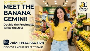 Banana Gemini: Nano Banana AI tạo ảnh Google Gemini
