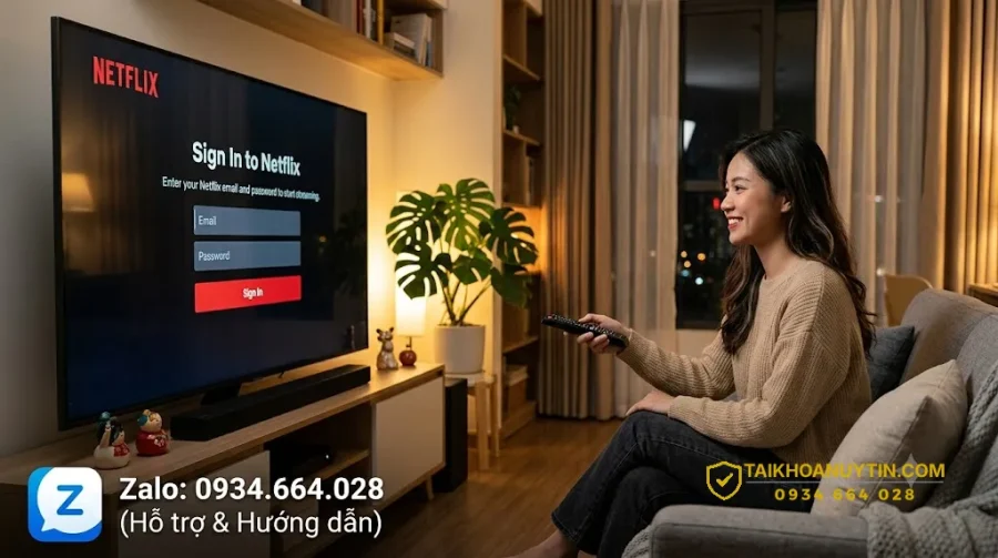 Cách đăng nhập Netflix trên TV nhanh, đơn giản