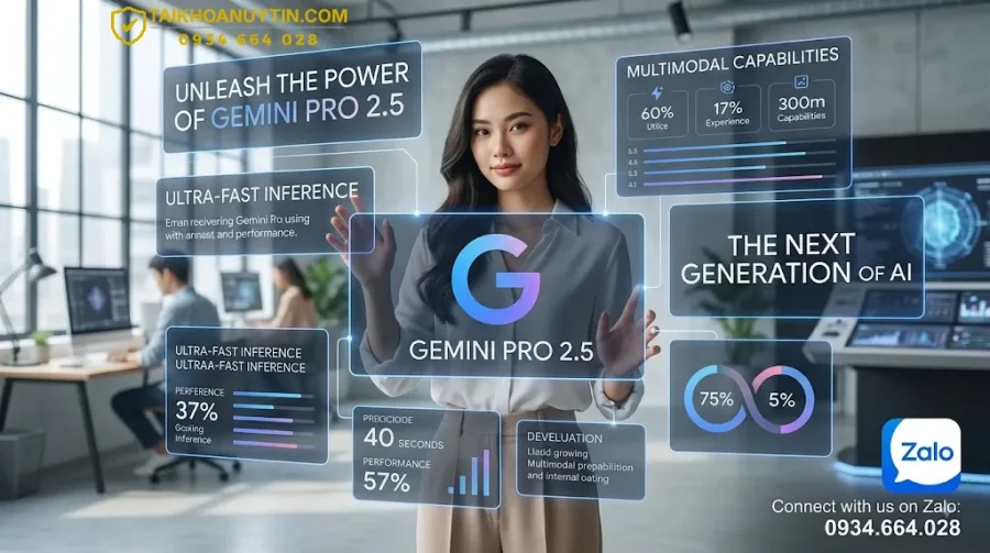 Gemini Pro 2.5 – Tính năng, cách dùng và lựa chọn tài khoản