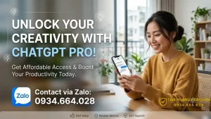 Mua ChatGPT Pro giá rẻ – Tài khoản Pro uy tín, ổn định