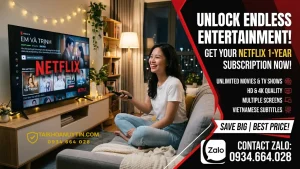 Mua Gói Netflix 1 Năm Giá Siêu Rẻ | Netflix Premium