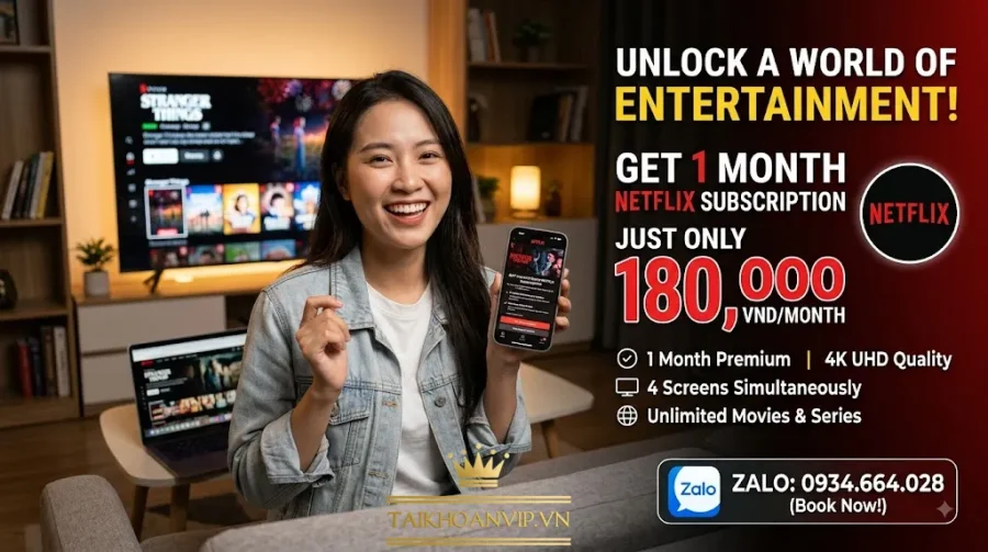 Phí Netflix 1 tháng bao nhiêu? Cập nhật giá Netflix mới nhất