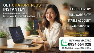 Mua Tài Khoản ChatGPT Plus Uy Tín, Giá Tốt | Taikhoanuytin.com